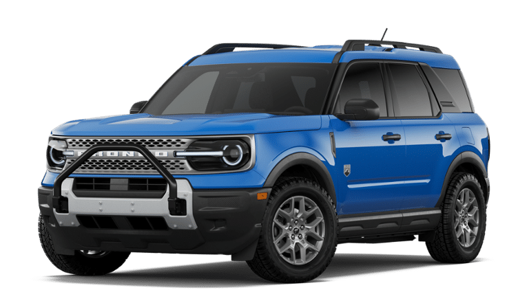 2026 Ford Bronco Sport BIG BEND 4X4 in Velocity Blue Metallic — front three-quarter view